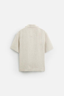 100% LINEN SHIRT - Zara фото 29