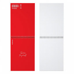 Цена за 4 шт. Блокнот с пластиковой обложкой на спирали ErichKrause Words, красный, A5, 80 листов, клетка фото 2