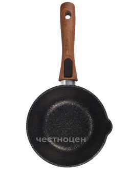 Ковш 1,5л с носиком со съем. руч.,со стекл.крышкой,АП линия Granit Ultra Induction(blue) кгги0156а - Kukmara фото 2