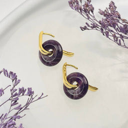 Серьги с Аметистом