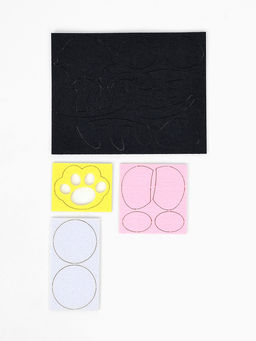 Вышивка по фетру "Тигр"