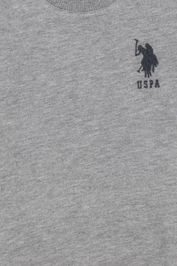 U. S. Polo Assn / Базовый свитшот серого меланжевого цвета для мальчика - U.s. polo assn фото 6