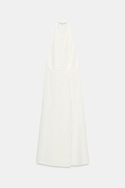 VESTIDO HALTER FLUIDO ZW COLLECTION / Blanco roto - Zara фото 9