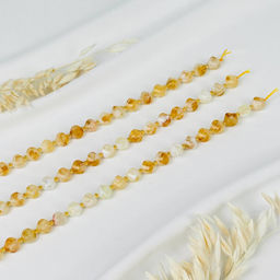 Бусины для украшений из Цитрина (32 бусины) 38 см