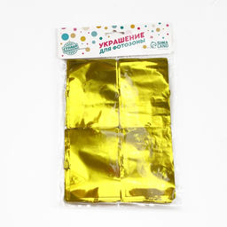 Праздничный занавес Блеск, р. 200 х 100 см, цвет золотой - Страна карнавалия фото 2