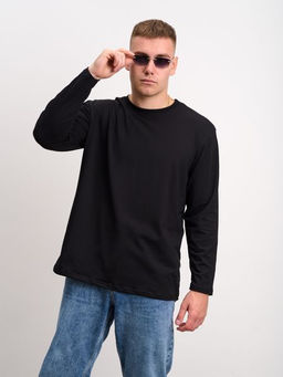 Лонгслив мужской черный