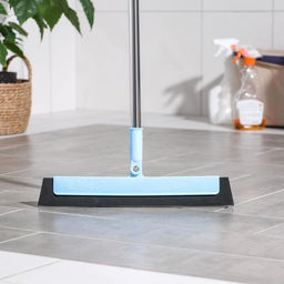 Водосгон для пола Доляна, черенок из нержавеющей стали 90 см, рабочая часть 34?2,5 см  фото 7