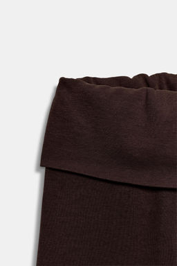 PANTAL?N INTERLOCK EFECTO LAVADO / Marr?n - Zara фото 7