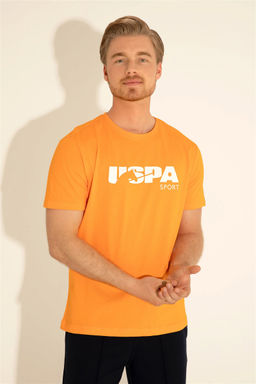 Мужская оранжевая футболка - U.s. polo assn фото 11