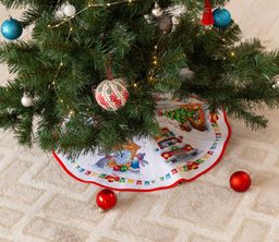 Набор для вышивания PANNA PR-7254 Юбка для новогодней ёлки 61 х 61 см