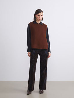 Bisiklet Yaka Kad?n Triko S?veter