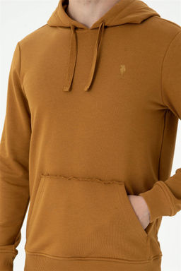 U. S. Polo Assn Мужская толстовка с капюшоном кокосового цвета - U.s. polo assn фото 6