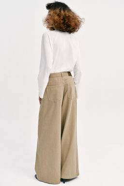 JEANS Z1975 WIDE LEG TIRO ALTO PINZAS / Arena - Zara фото 6
