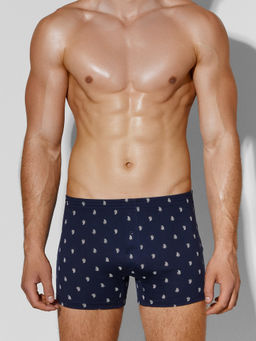 Цена за 2 штуки! ТРУСЫ МУЖСКИЕ геометрия на синем1 411152