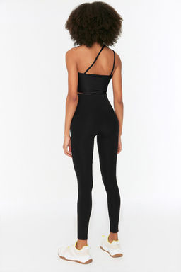 TRENDYOLMILLA Siyah Push- Up Ozellikli Tam Boy Orme Spor Tayt TWOAW21TA0030  фото 11