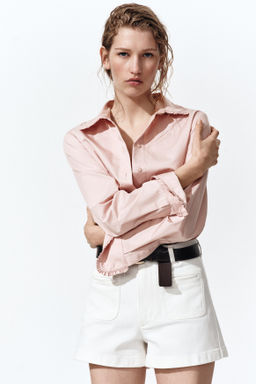 Camisa en popelina de algod?n - H&m фото 4