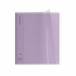 Цена за 5 шт. Тетрадь общая ученическая с пластиковой обложкой на скобе ErichKrause Классика CoverPrо fizzy, А5+, 48 листов, клетка_MIX-PACK фото 7