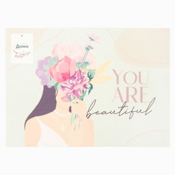 Цена за 2 шт. Салфетка на стол «Доляна» You are beautiful, ПВХ, 40×29 см