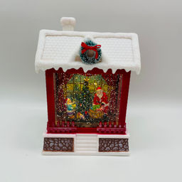 Новогодний декор стекло - Новогодний дом 20 см (арт. 9181-4) в ассортименте - Ип лебедев о.ю фото 7