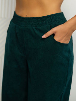 Брюки женские, цвет зеленый