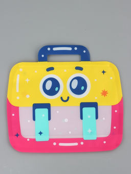 Цена за 50 шт. Пакет подарочный, "Портфель", с zip-lock застежкой, 20x19+3см