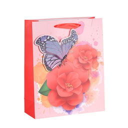 Цена за 12 шт. Пакет подарочный 32x26x10 / 1360M /уп 12/480/ (Голубой) - Галеонтрейд фото 2