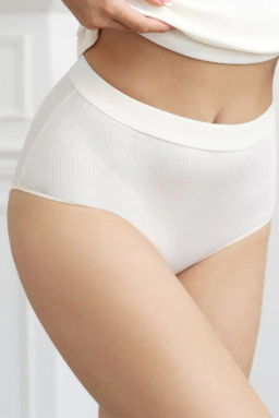 ALMANDO MELADO Трусы женские База "MAXI SLIP" Цвет:молочный