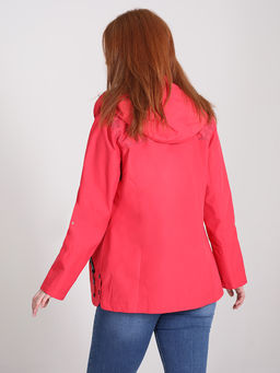 Ветровка женская кораллового цвета больших размеров - Almond фото 5