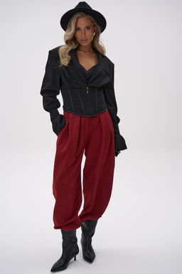 Пиджак  корсет Джуди (чёрный) - Эльза фото 29