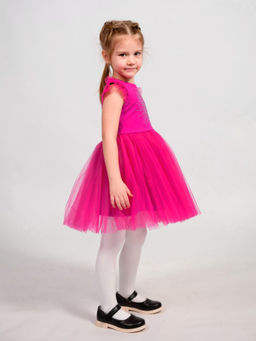 ПЛ547-Ф Платье Сияние ЦВЕТ: МАЛИНА-САЛЮТ (QR)