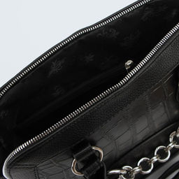 Сумка женская TEXTURA, тоут, средний размер, цвет чёрный  фото 3