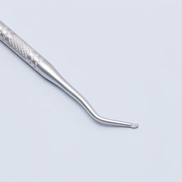 Кюретка двусторонняя, 13.5 см, цвет серебристый