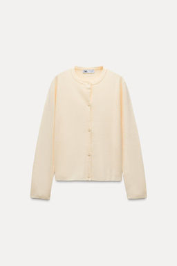 PLAIN KNIT CARDIGAN - Zara фото 3
