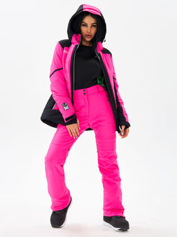 Женская горнолыжная / сноубордическая мембранная куртка Alpha Endless Peak Tech_3 Фуксия  фото 32