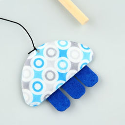 Дразнилка с игрушкой и шуршалкой Медуза, 8 см - Пушистое счастье фото 2