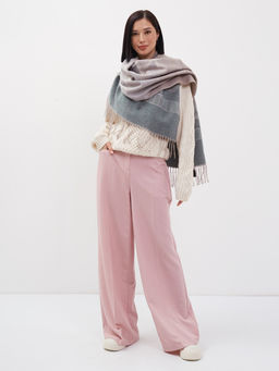 в СОСТАВЕ ШЕРСТЬ ! Большой,теплый двусторонний палантин - Tantino фото 3