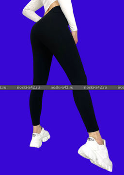 Цена за 1 шт. Лосины внутри с мехом с широким поясом арт. 952 XL-3XL (фактически 50-54) - Астекс фото 8