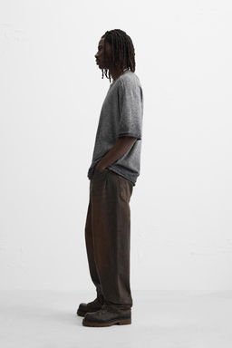 FADED KNIT T-SHIRT - Zara фото 12