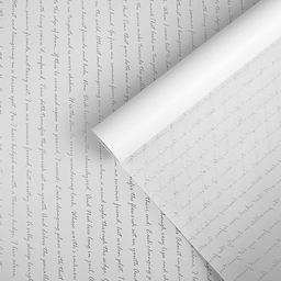 Пленка для цветов Послание, белая, 0,6 х 10 м