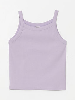 Kare Yaka Basic K?z ?ocuk Crop Atlet