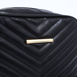 Сумка кросс-боди, маленькая, женская, на длинном ремне, чёрная