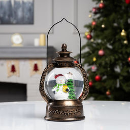 Фигура светодиодная «Снеговик» 20×14×11 см, батарейки ААx3 (не в комплекте), USB, свечение тёплое белое