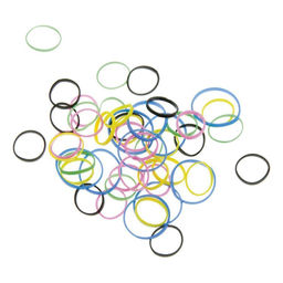 Dewal Beauty Резинки для волос мини цветные DBR20, силикон, 50 шт.