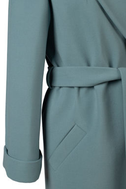 Пальто женское демисезонное (пояс) - El podio фото 5