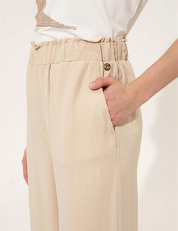 Bej Dad Fit Kanvas Pantolon - Pierre cardin фото 7