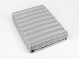 Комплект постельного белья 4252/1-БЧ евро сатин рис. 14-4102 цв. серый 2*2