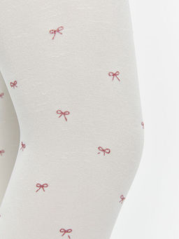 Fiyonk Bask?l? K?z ?ocuk ?nce K?lotlu ?orap 2li