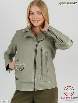 Женская кожанка, 42-48 р. - Bruno фото 6