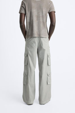 OVERDYED CARGO TROUSERS - Zara фото 3