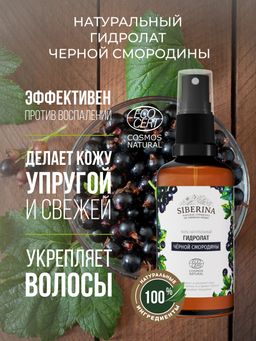 Гидролат чёрной смородины